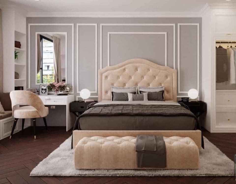 mẫu giường châu âu